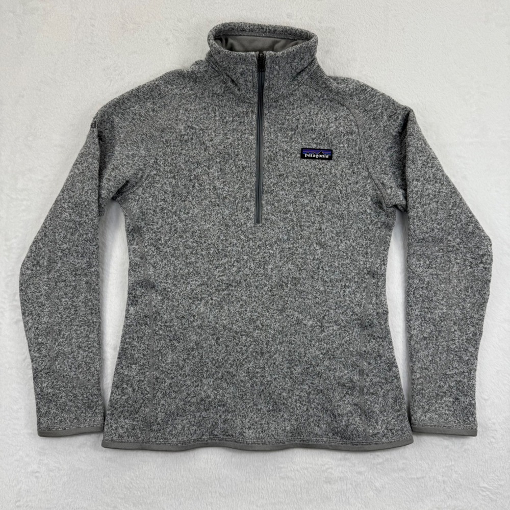 Patagonia Better Sweater Gray Pullover Small RCP‎ Advisors Logo Quarter Zip